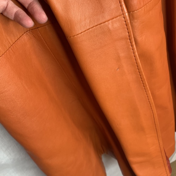 vintage Hermanos Veralo Madrid Spain flare skirt trench coat, see measurements - Picture 13 of 15